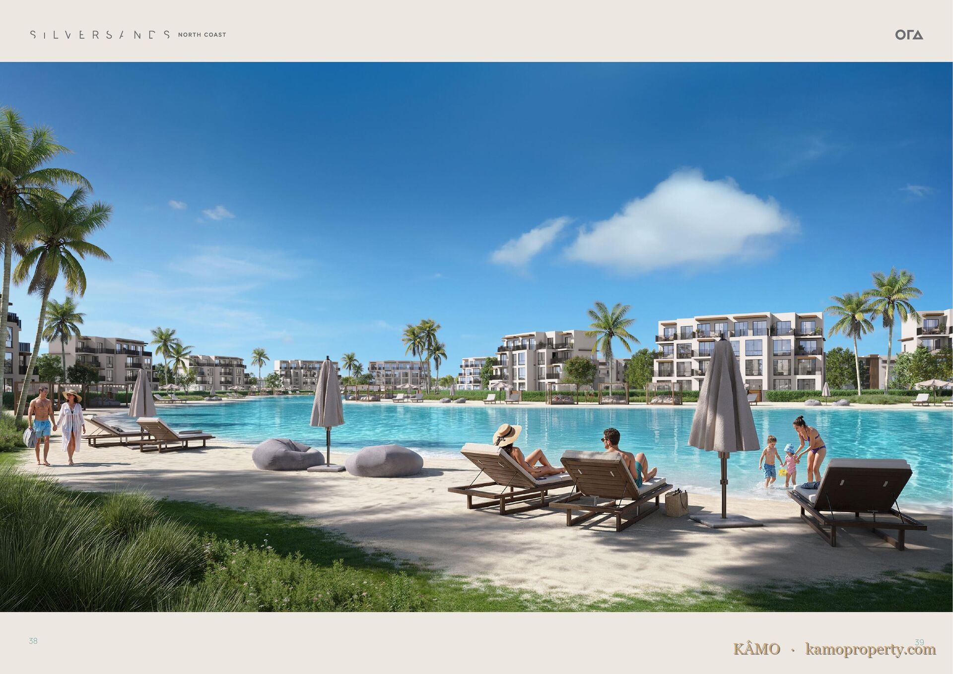 Lagoon beach